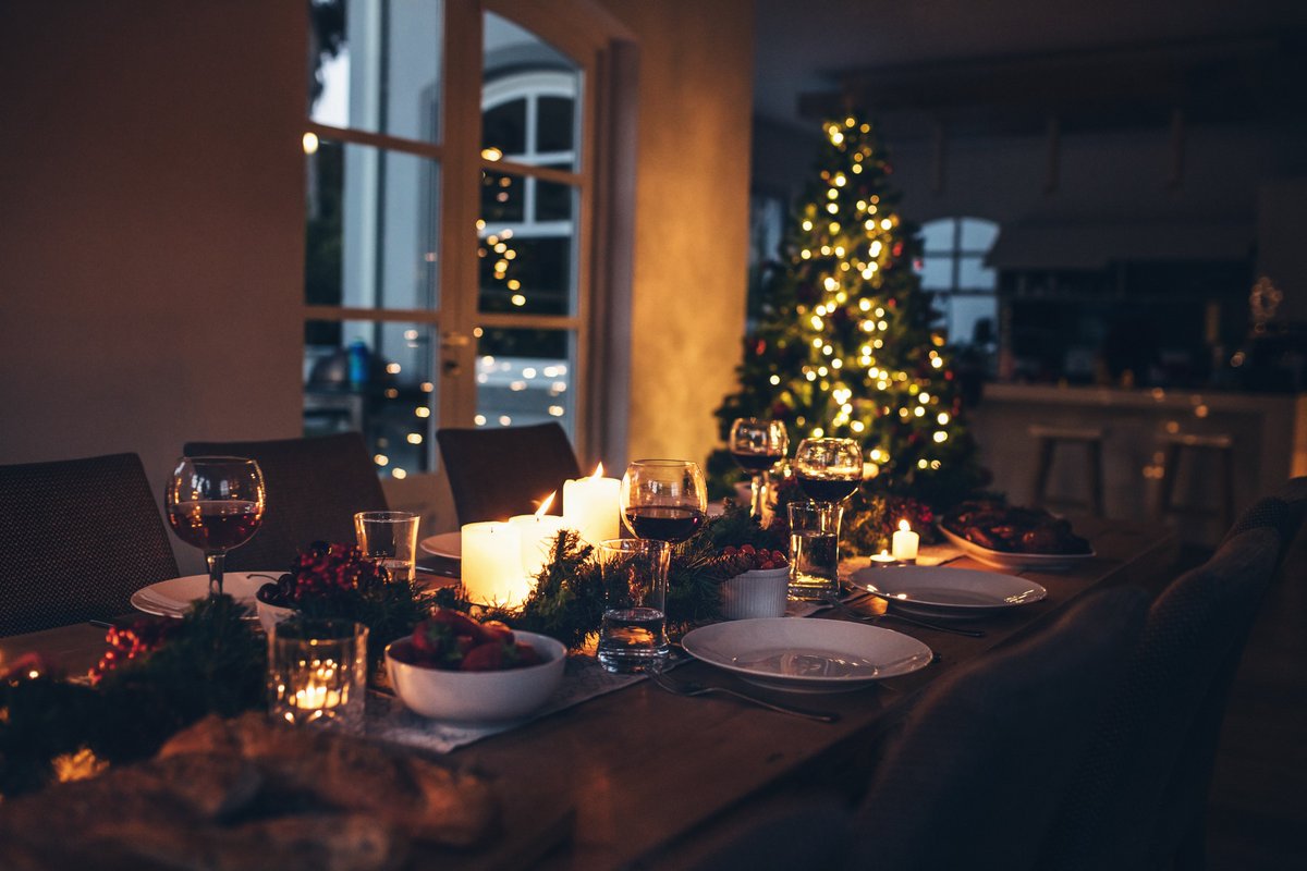 Cena de Navidad en familia